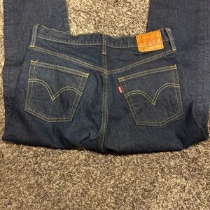 Levi's Blue Straight Jeans